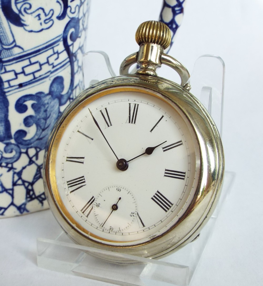An early Longines pocket watch, 1883