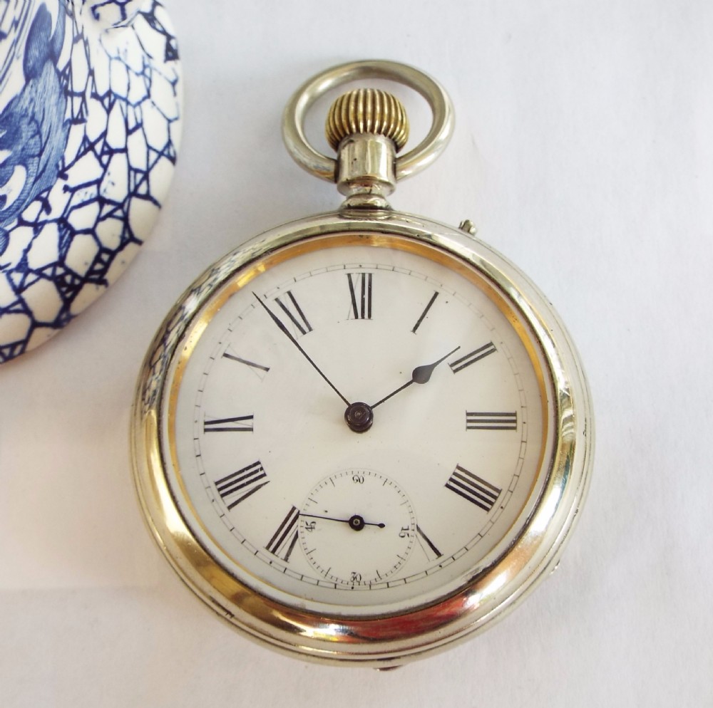 An early Longines pocket watch, 1883 View II