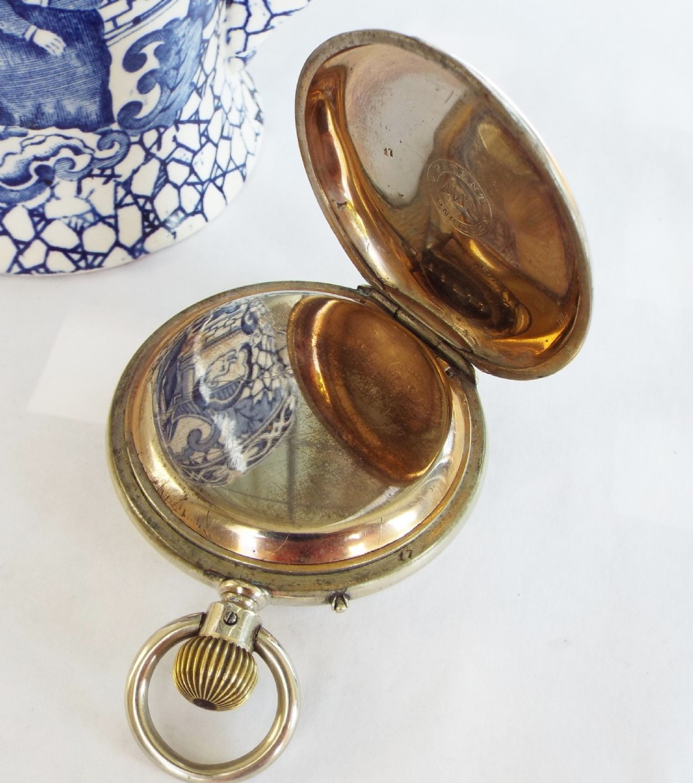 An early Longines pocket watch, 1883 View III