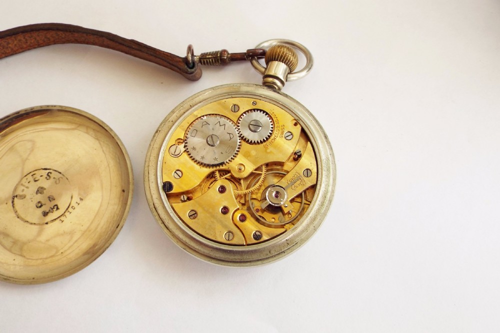 1940s Damas military pocket watch View IV