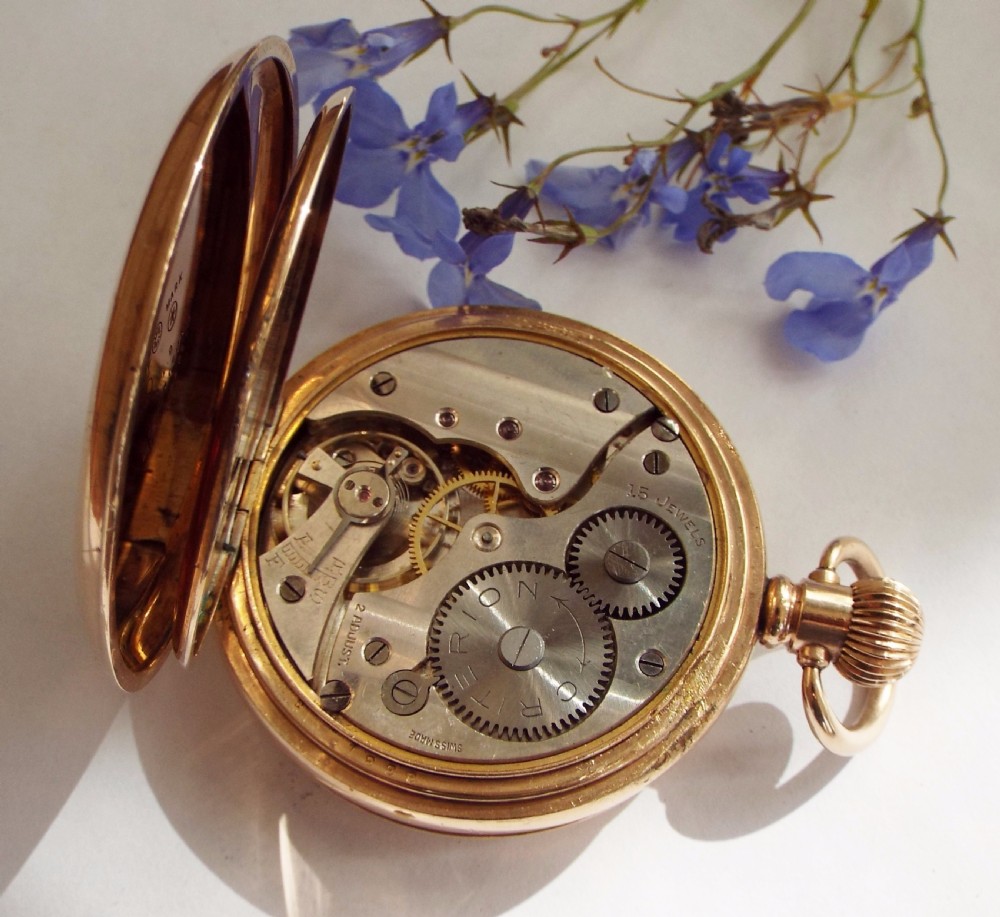  Antique Criterion full hunter pocket watch View III