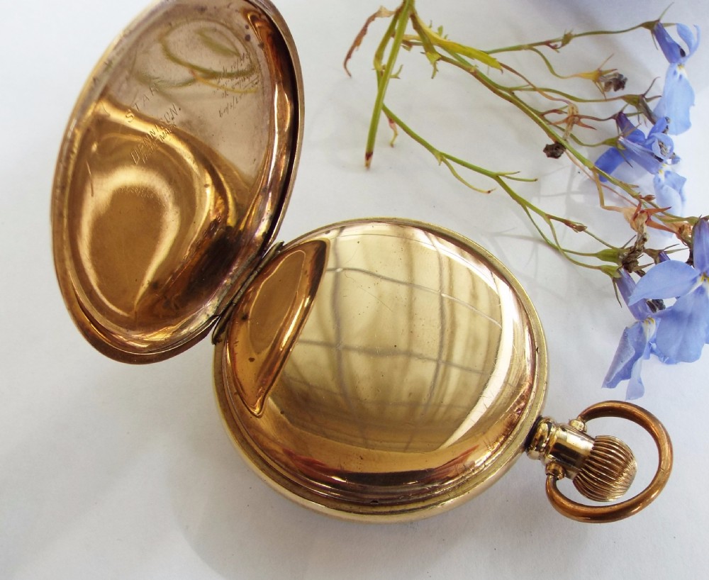 1920s gold plated pocket watch View IV