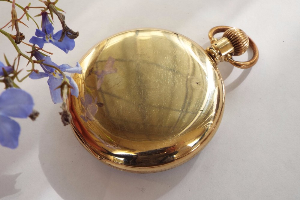 1920s gold plated pocket watch View V