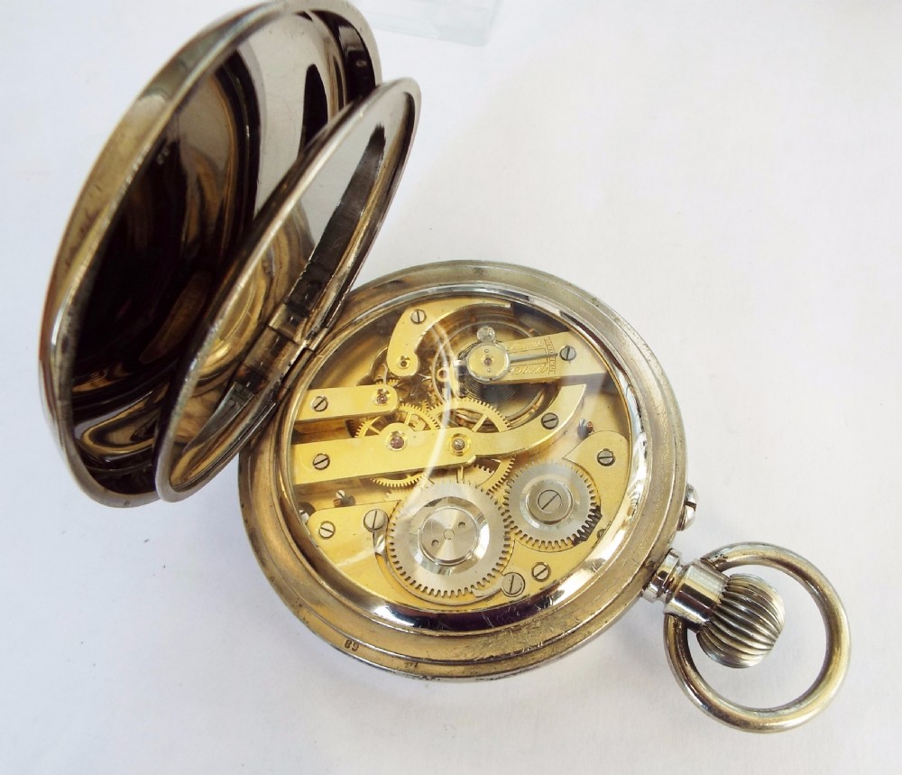 An antique Goliath pocket watch, c1900s View III