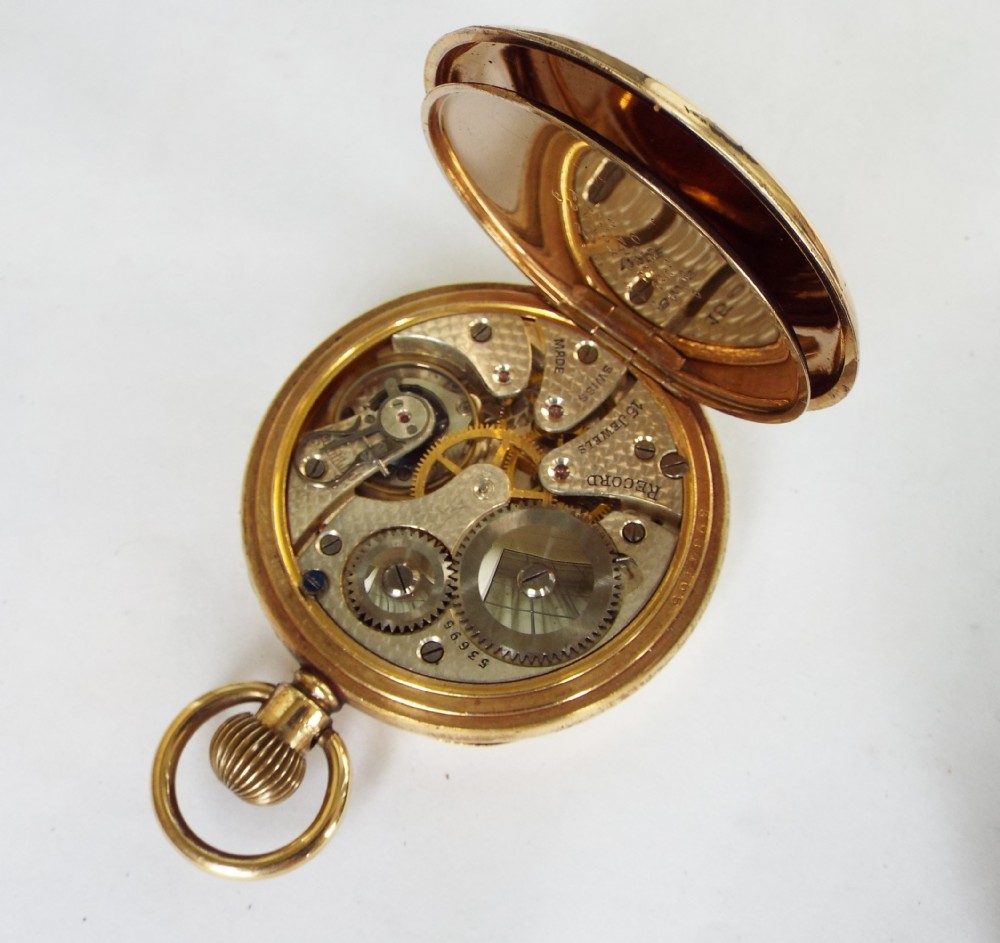A 1920s Record Dreadnought pocket watch View III