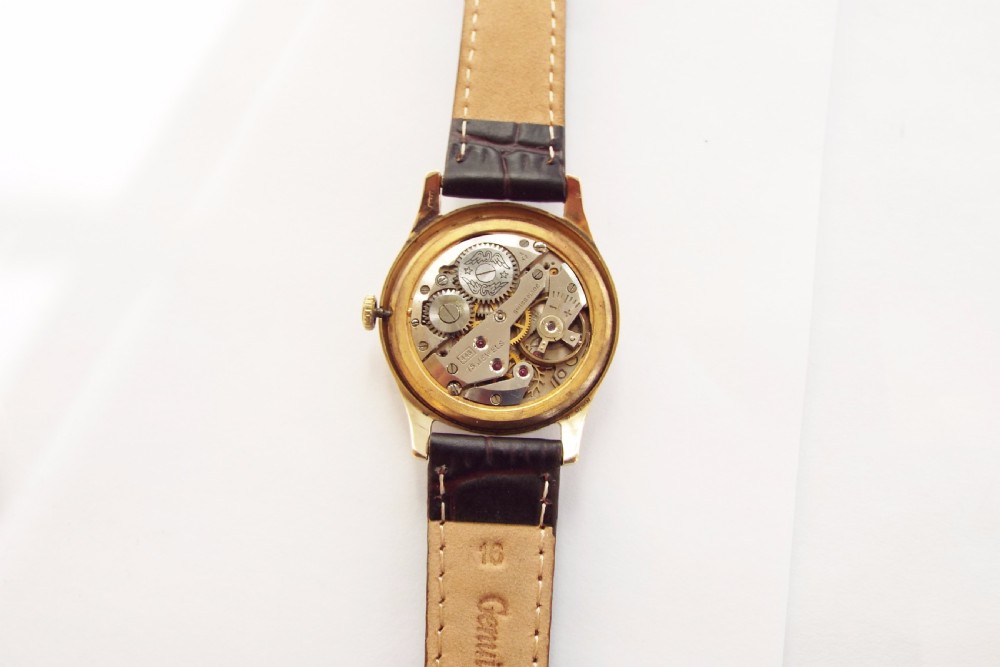 Gents 9 carat gold Rotary wristwatch, 1956 View III