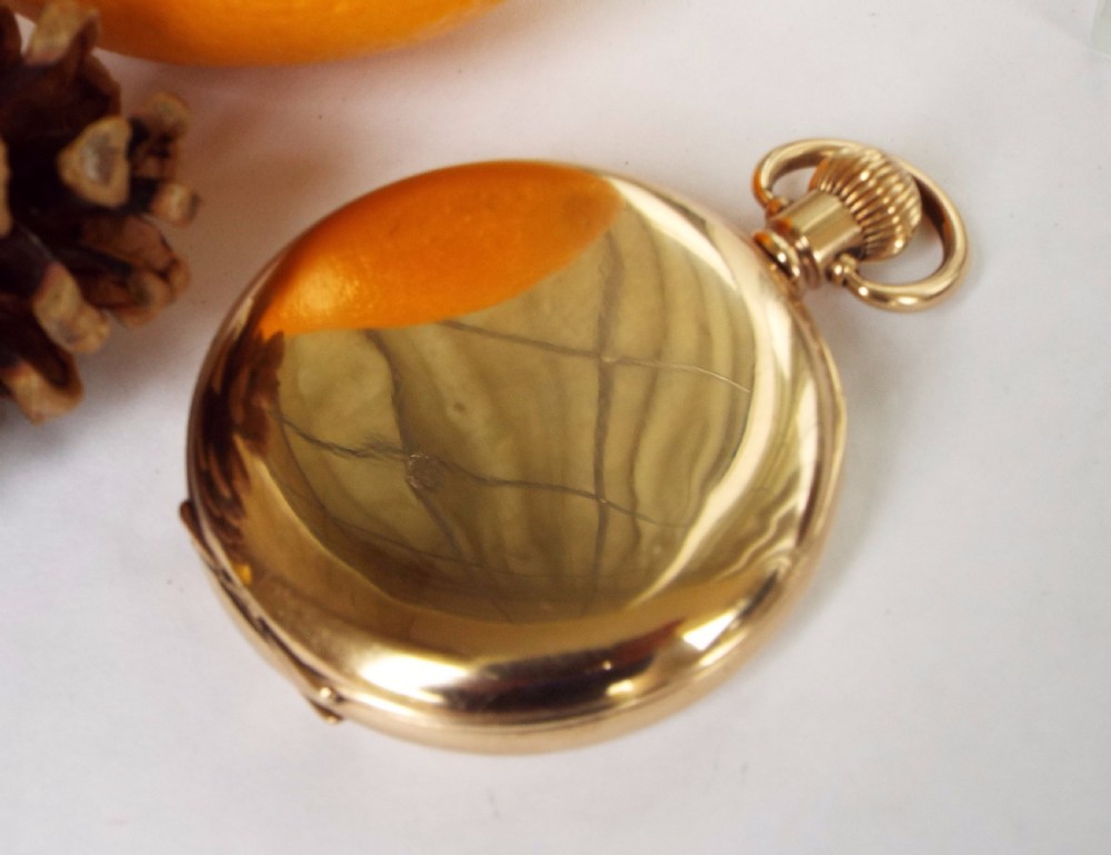Antique Waltham Traveler pocket watch, 1903 View III