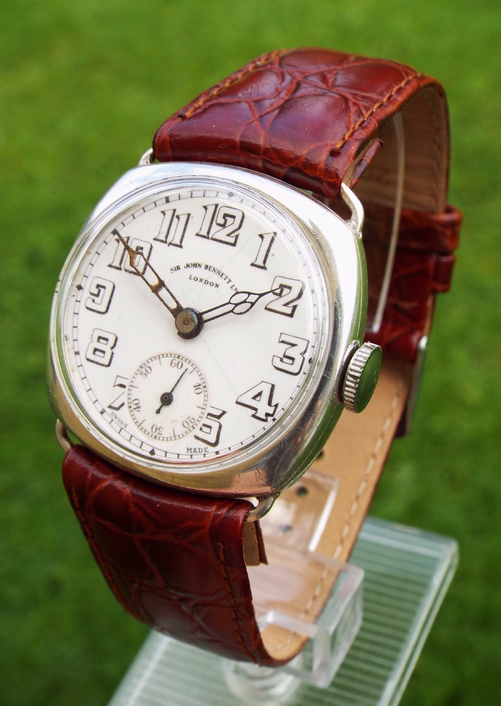 1927 silver wristwatch from Sir John Bennett