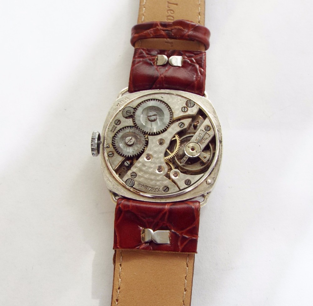 1927 silver wristwatch from Sir John Bennett View III