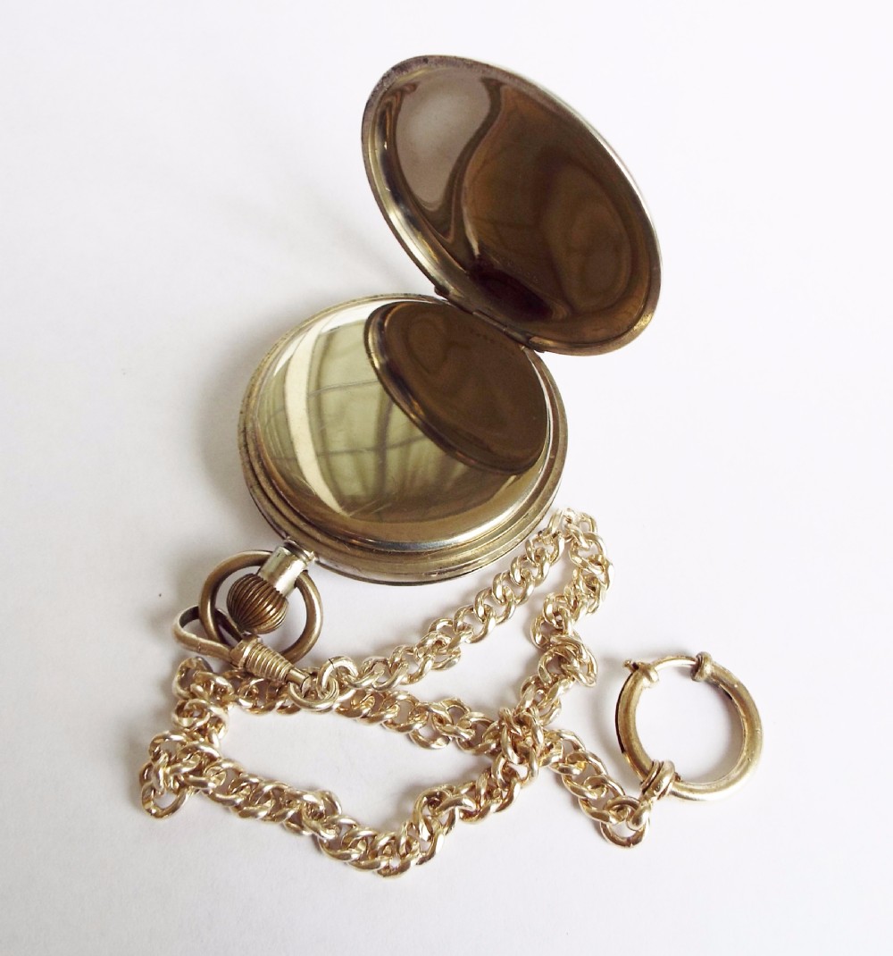 1930s Limit No 2 pocket watch with chain View III