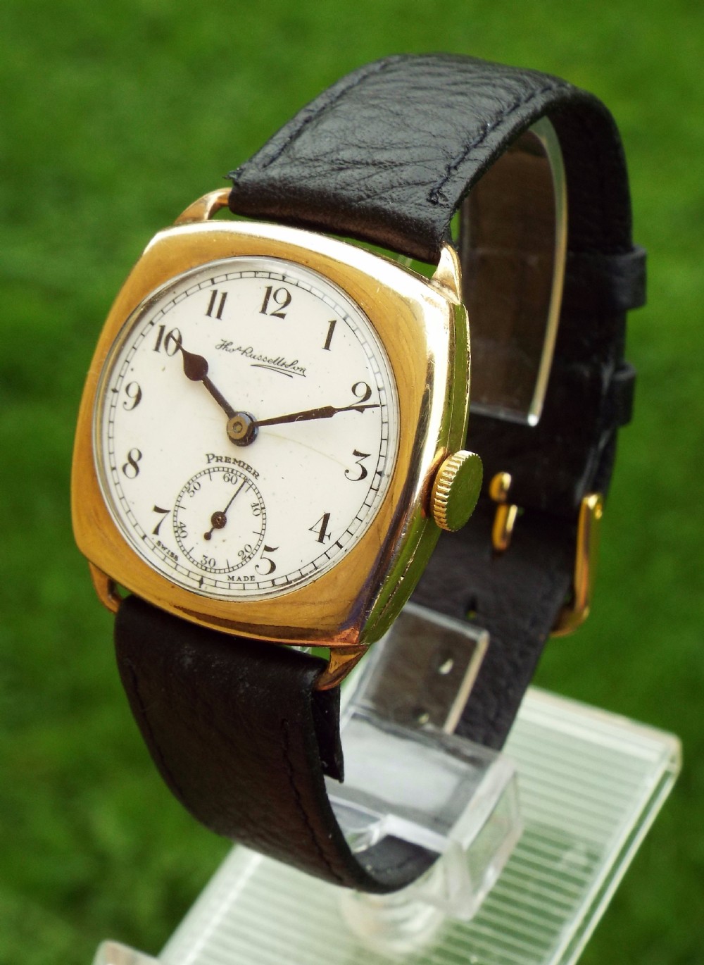 Gents 1930s Thomas Russell Premier wrist watch