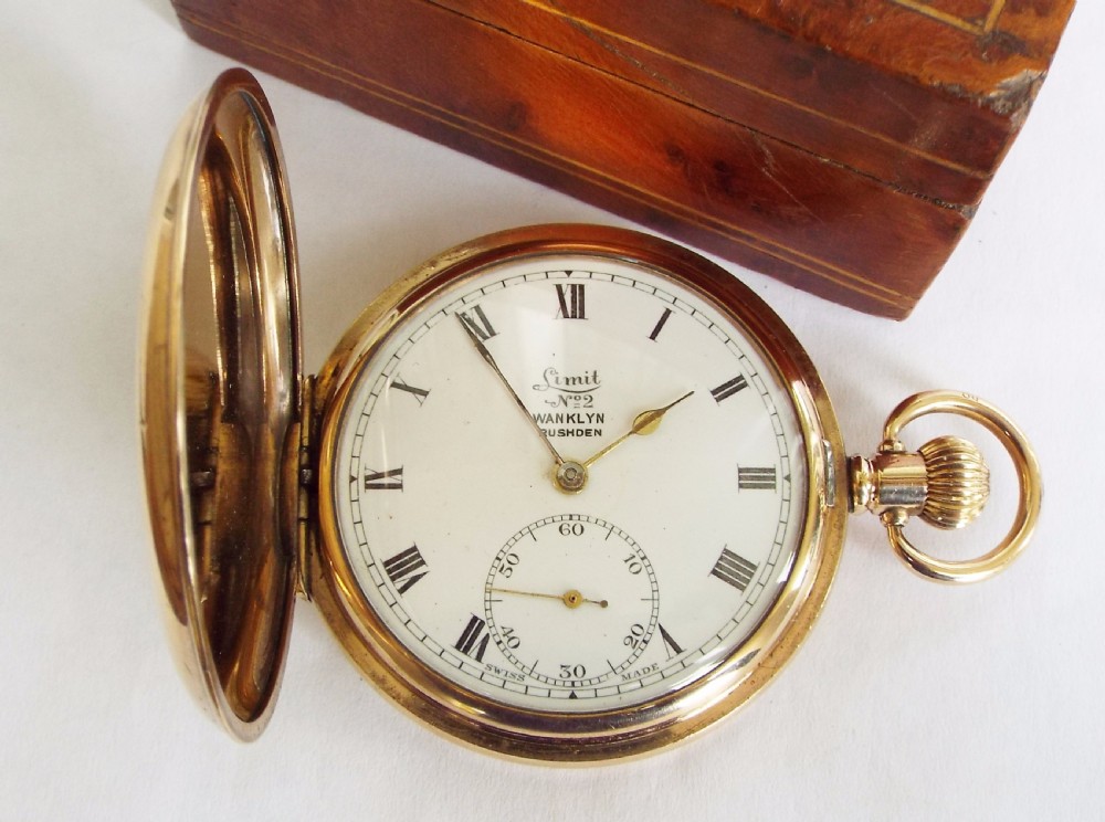 An antique Limit No 2 hunter pocket watch, Rushden View II