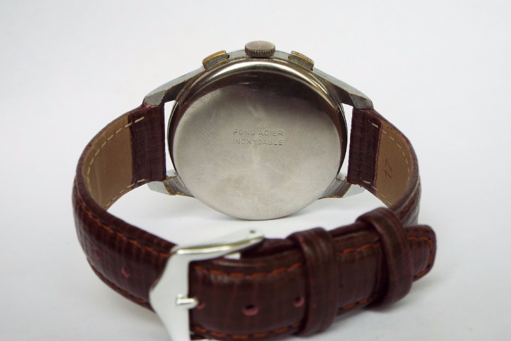 Gents 1950s Chronographe Suisse watch  (Venus 170) View II