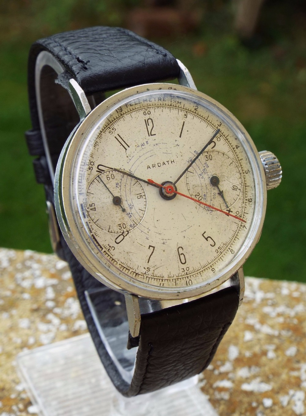 Gents 1940s Ardath pilot’s chronograph View II