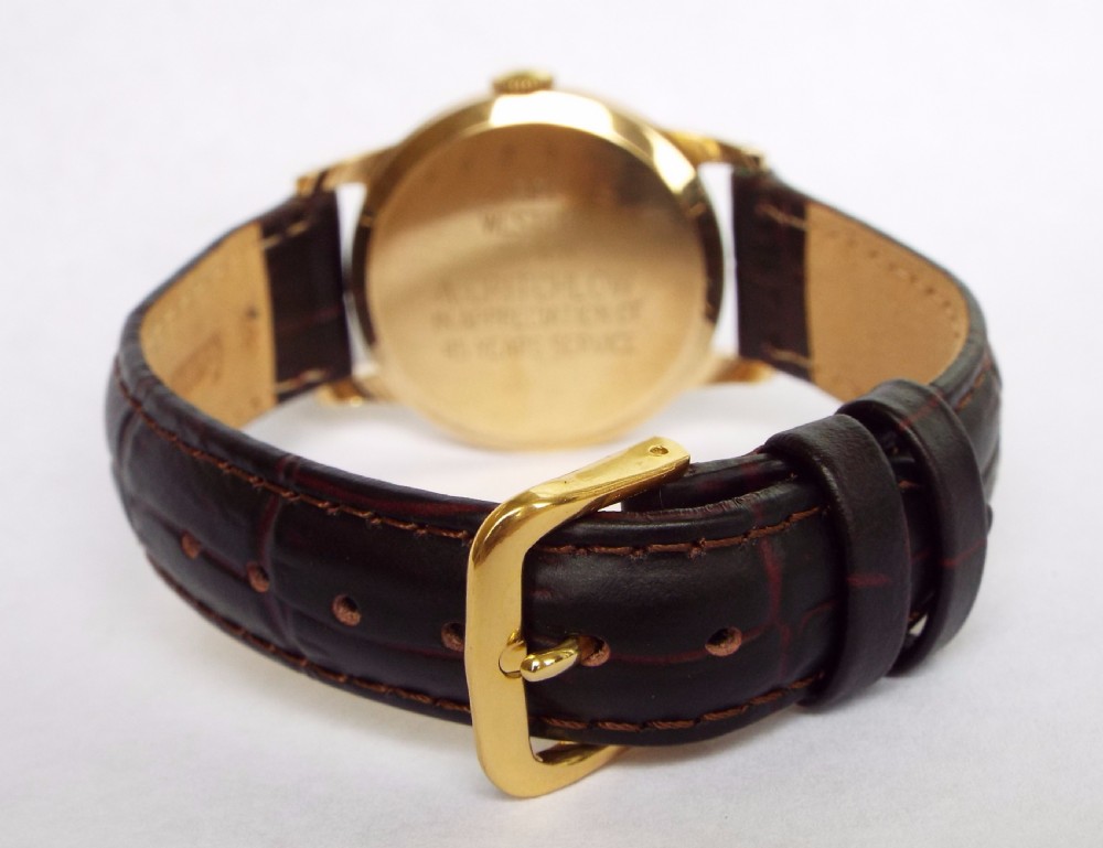 Gents 9ct gold Smiths De Luxe wristwatch, 1959 View IV