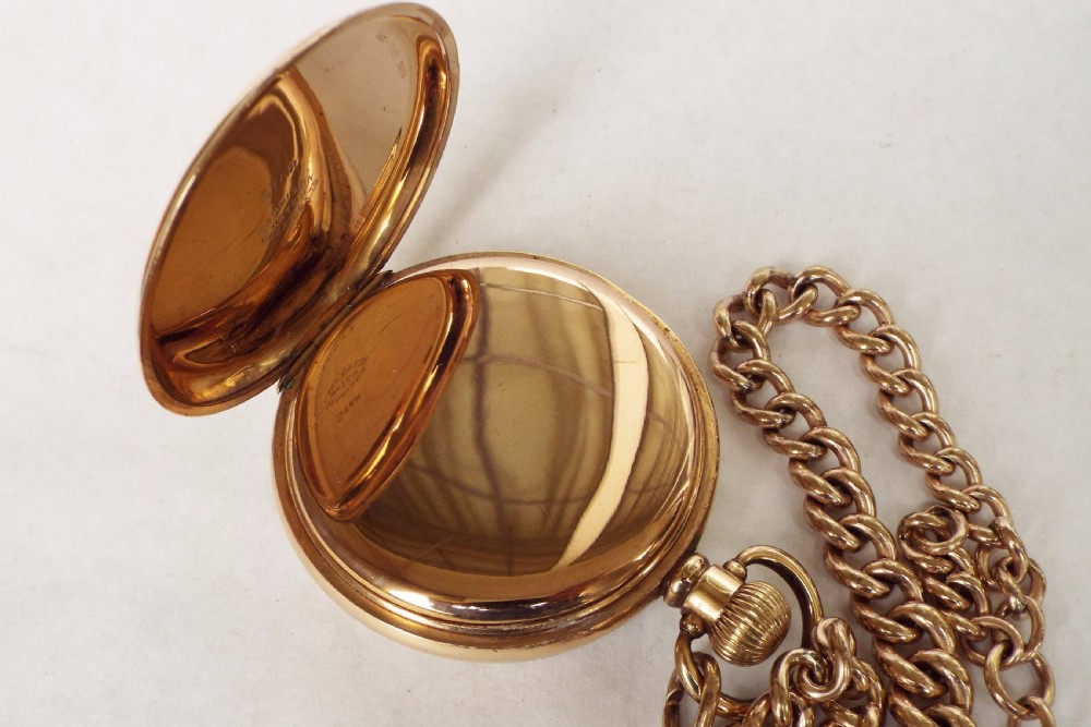 1920s Omega pocket watch with chain View V