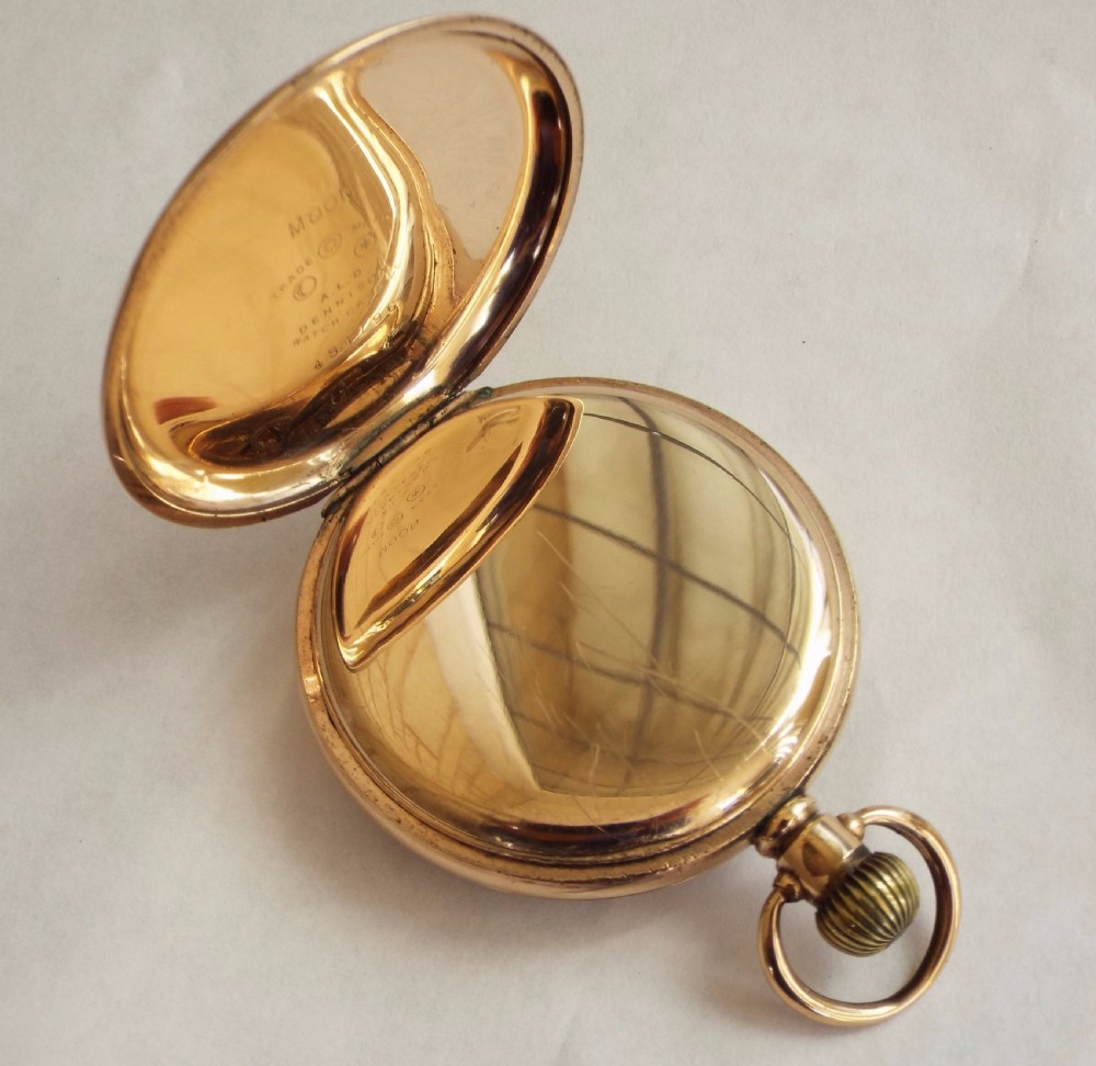 1912 Waltham gold plated pocket watch View IV