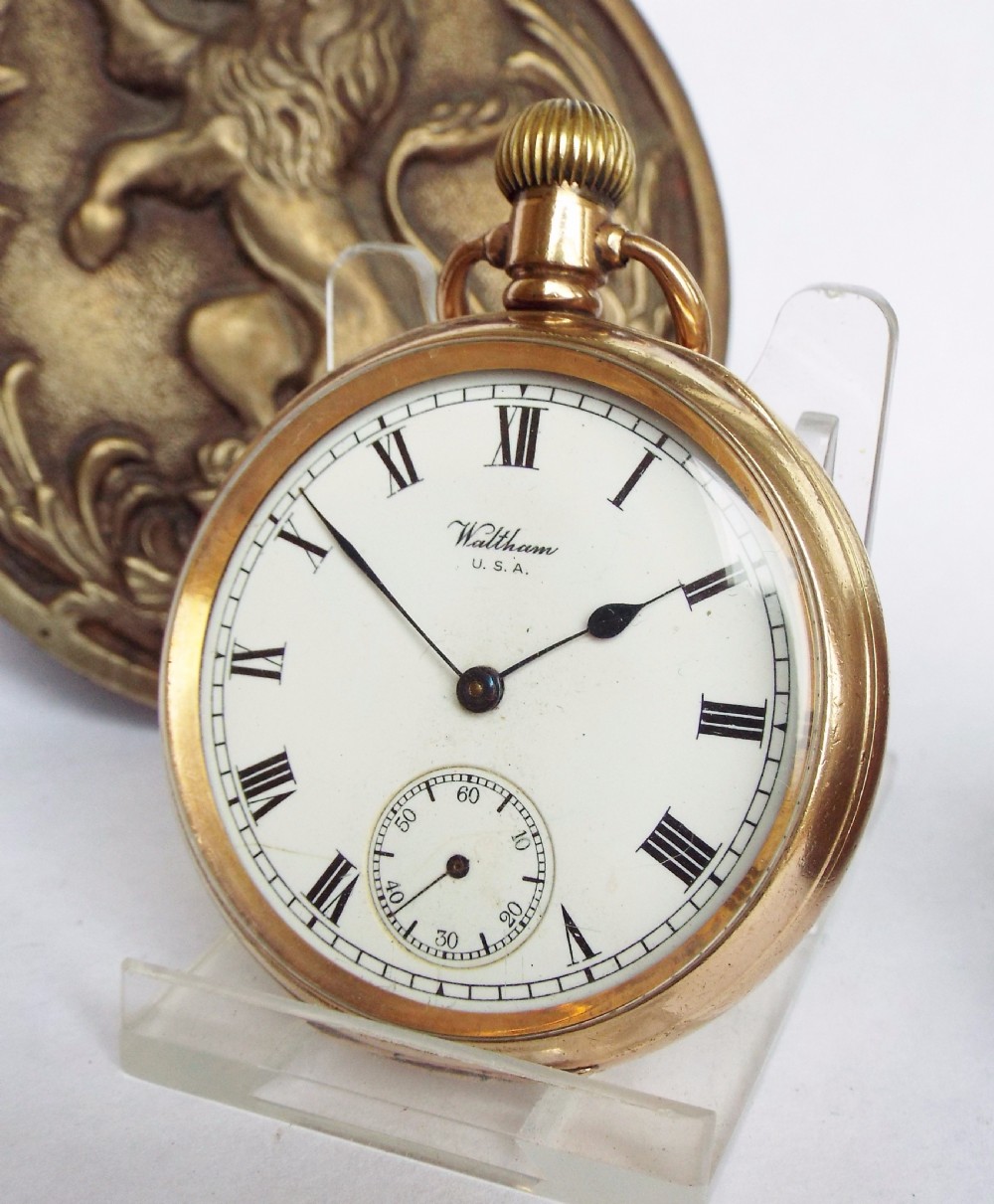 Antique Waltham pocket watch with military history