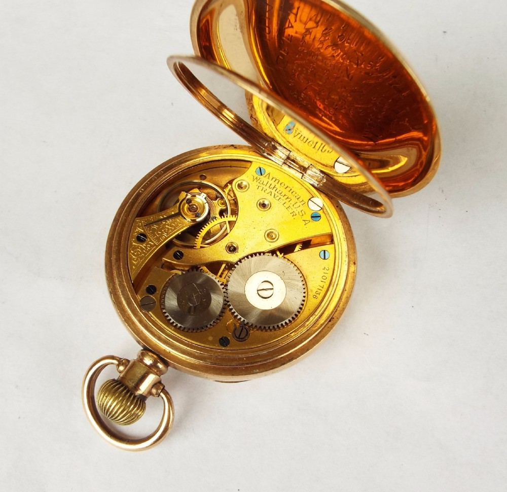 Antique Waltham pocket watch with military history View IV