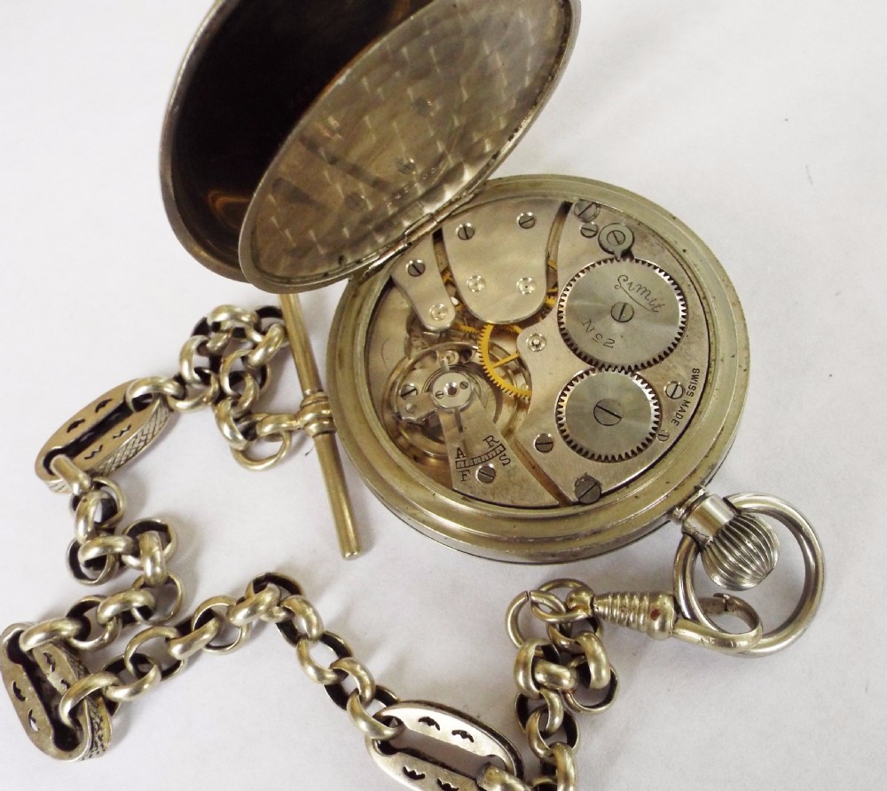 1930s Limit pocket watch with chain View IV