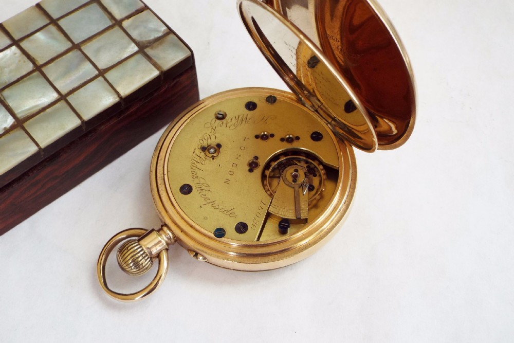 Antique pocket watch from H White & Co, London View IV