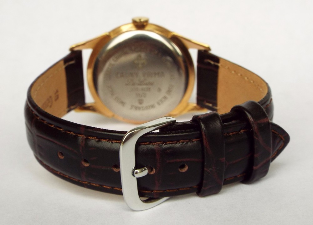Gents 1950s Cauny Prima Calendario wrist watch View III