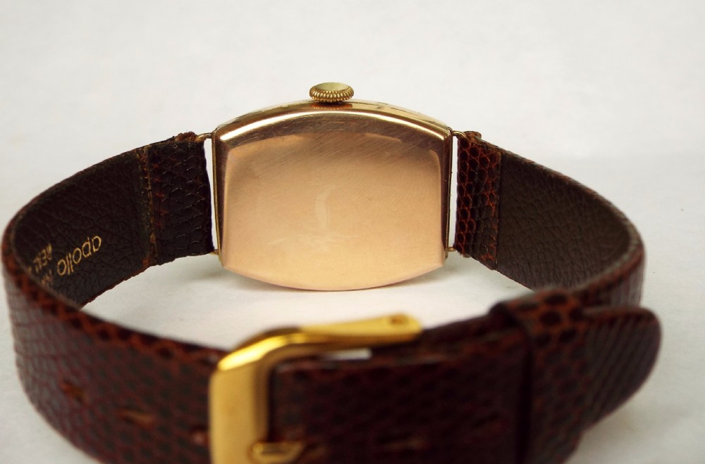 Gents 9ct rose gold Paramount Corrector wristwatch View IV