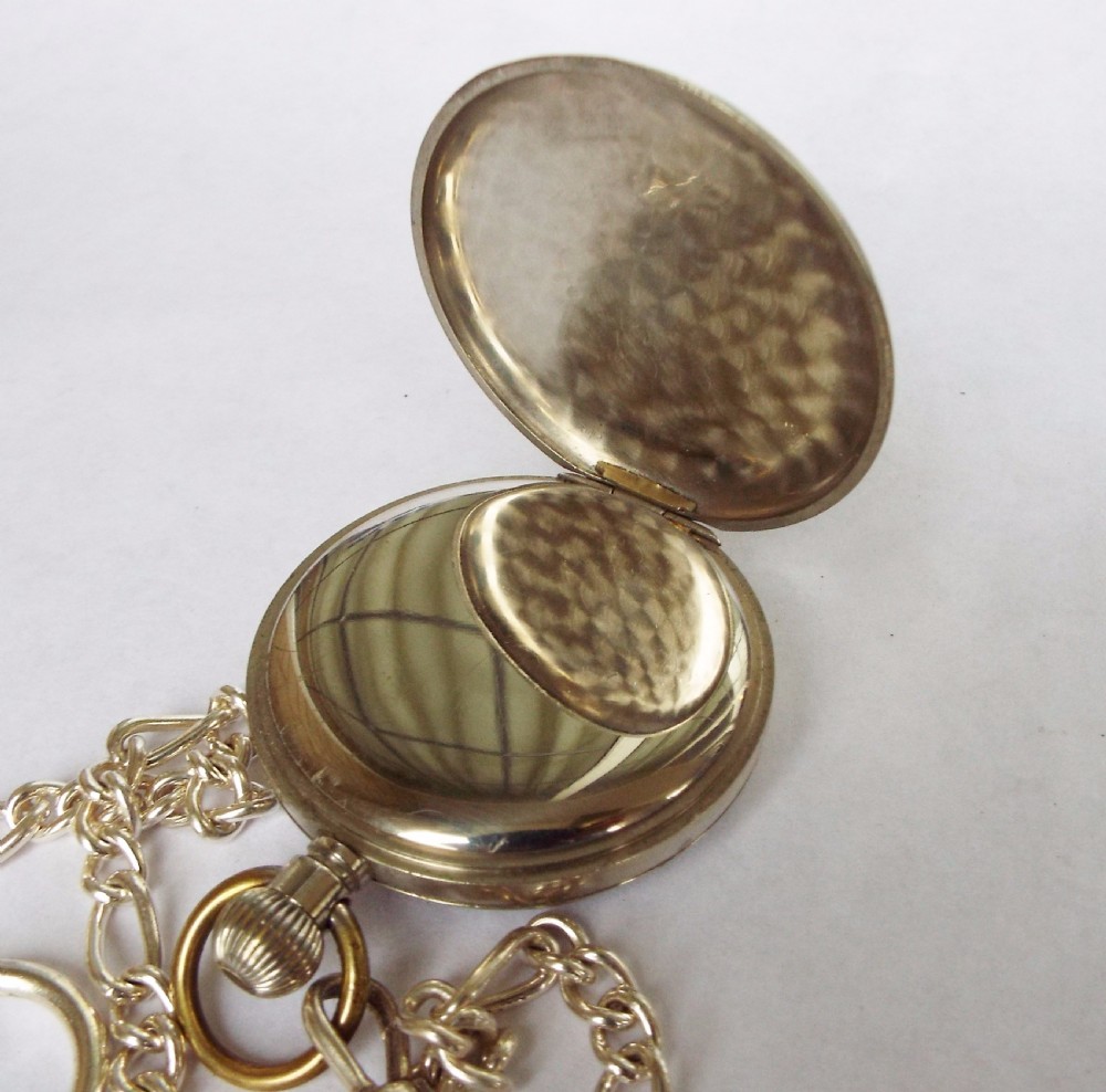 Early 20th Century Cyma pocket watch with chain View V