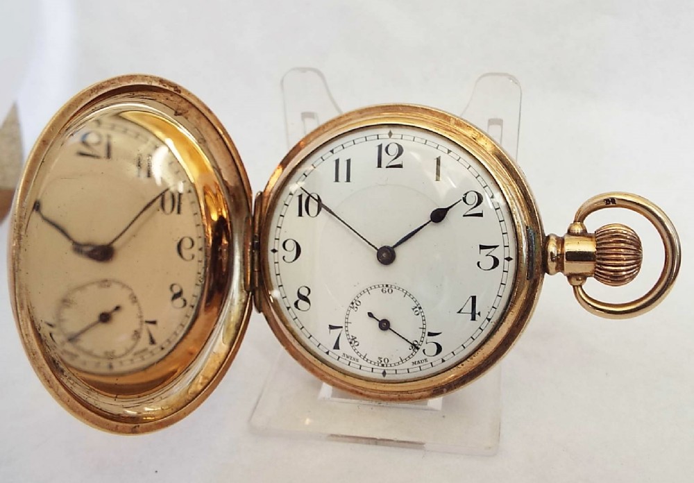 A 1930s Rands full hunter pocket watch.