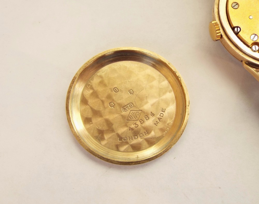 Gents 9ct gold Smiths De Luxe wristwatch, 1955 View IV