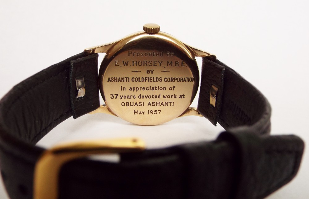 Gents 9ct gold Mappin Campaign wristwatch, 1950s View III