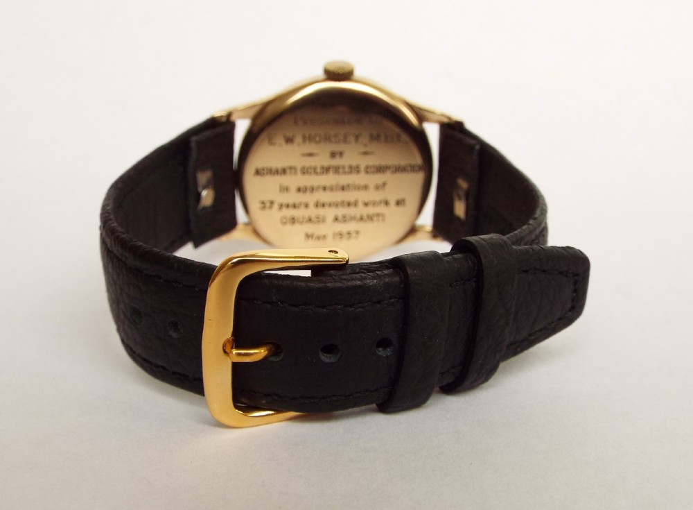 Gents 9ct gold Mappin Campaign wristwatch, 1950s View V