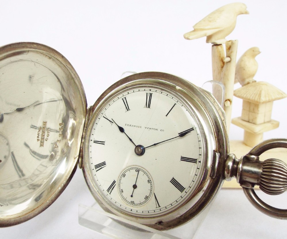 1884 Illinois Watch Co full hunter pocket watch