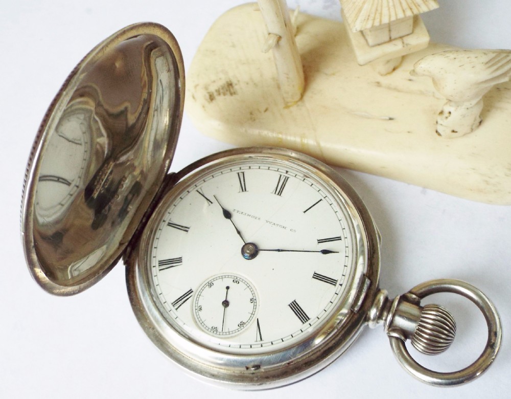 1884 Illinois Watch Co full hunter pocket watch View II