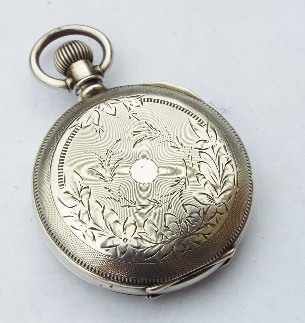 1884 Illinois Watch Co full hunter pocket watch View IV