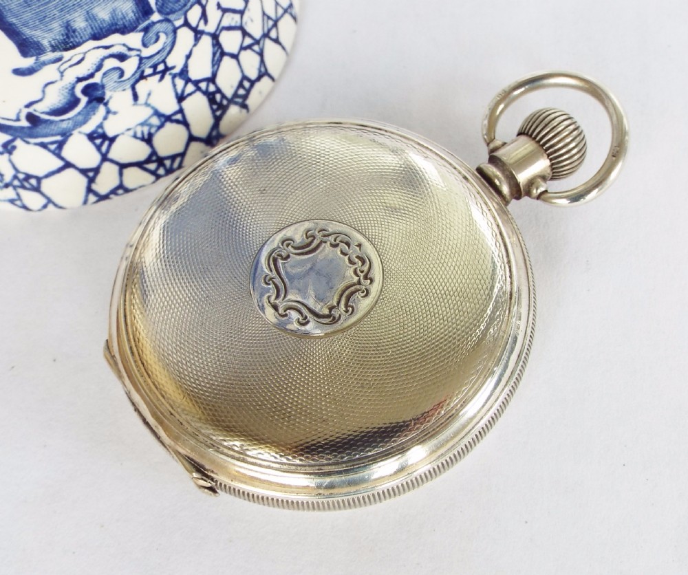 Antique hunter pocket watch, Thomas Russell View III