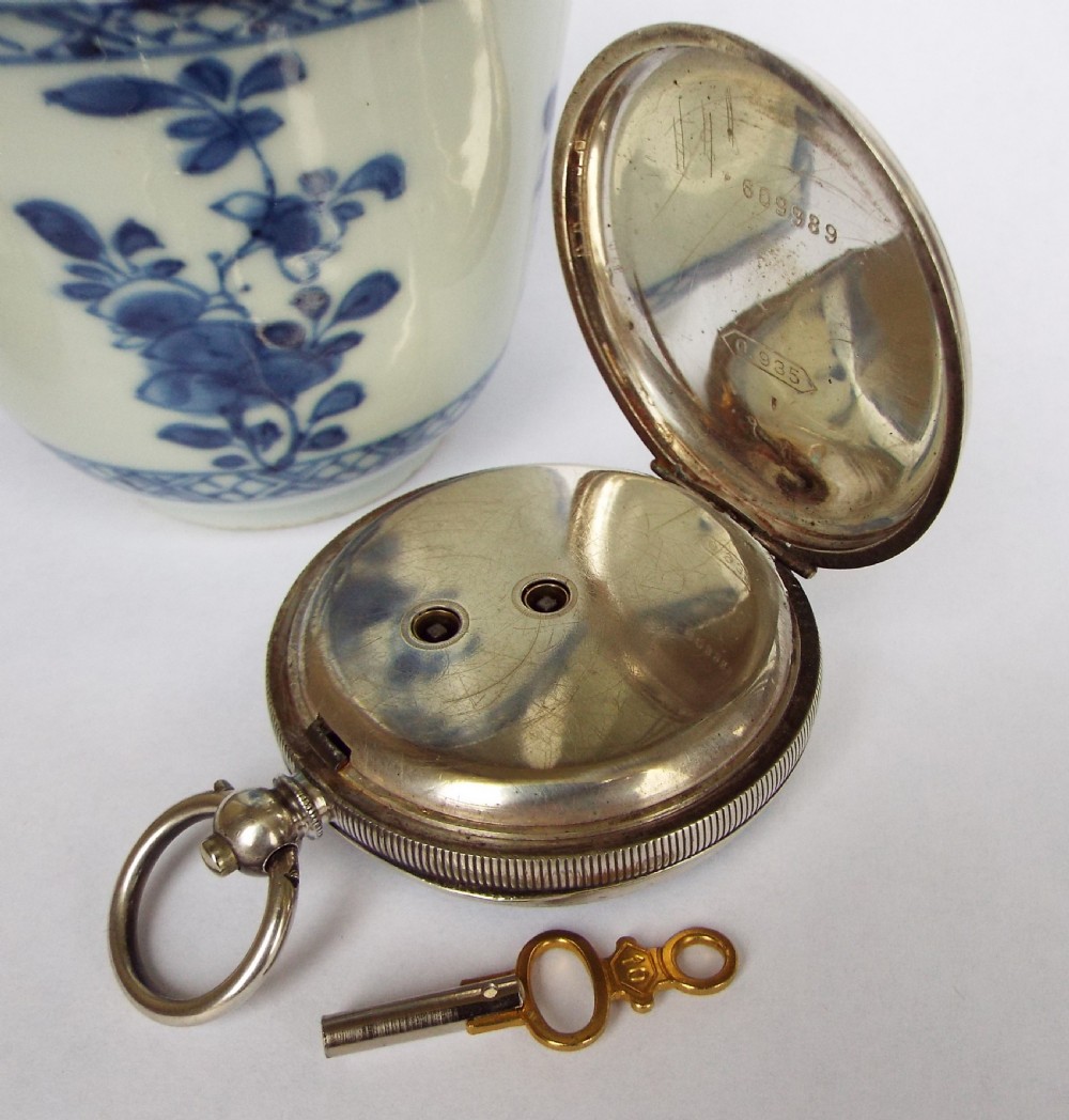 Antique silver 'Acme Lever' pocket watch  View III