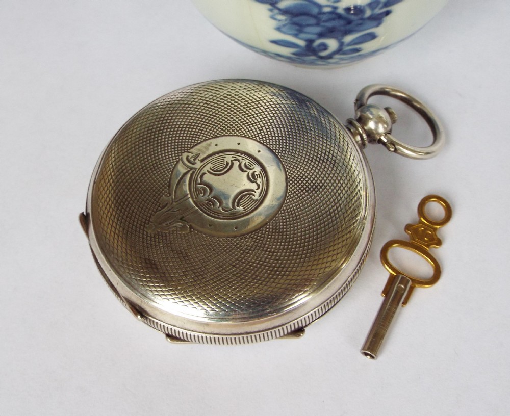 Antique silver 'Acme Lever' pocket watch  View V