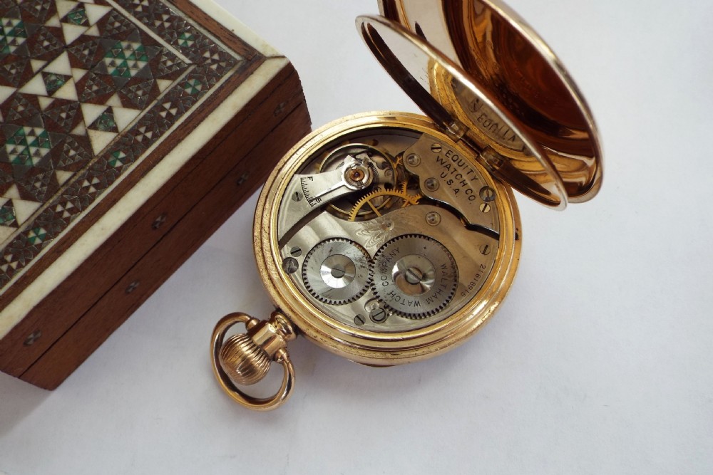 1917 Equity pocket watch by Waltham View III