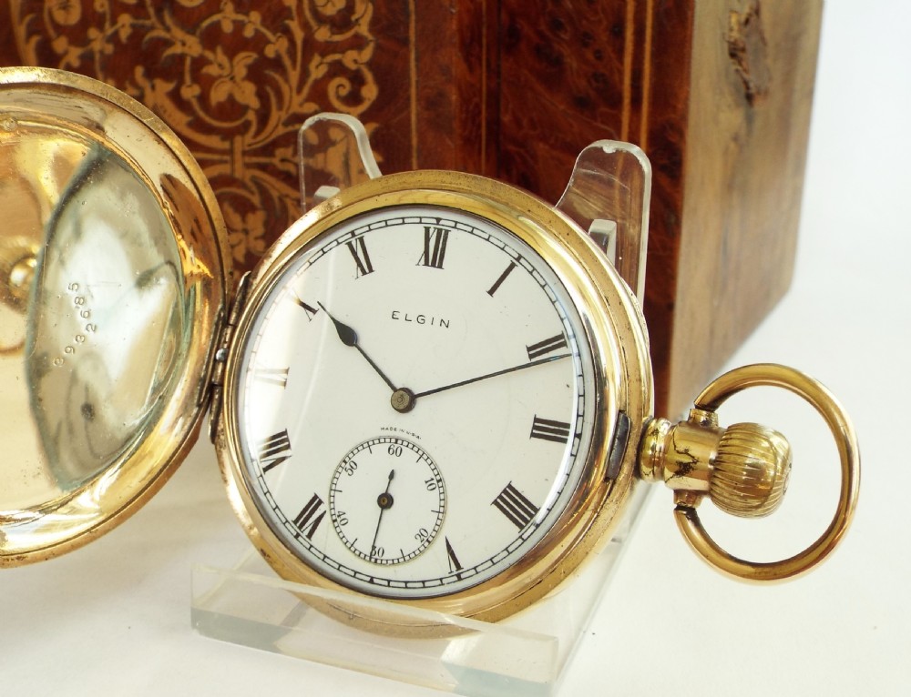 1925 Elgin hunter pocket watch, Glasgow Police