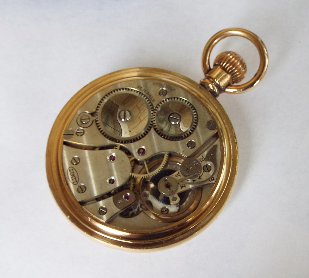1930s Limit stem winding pocket watch, Derbyshire View II