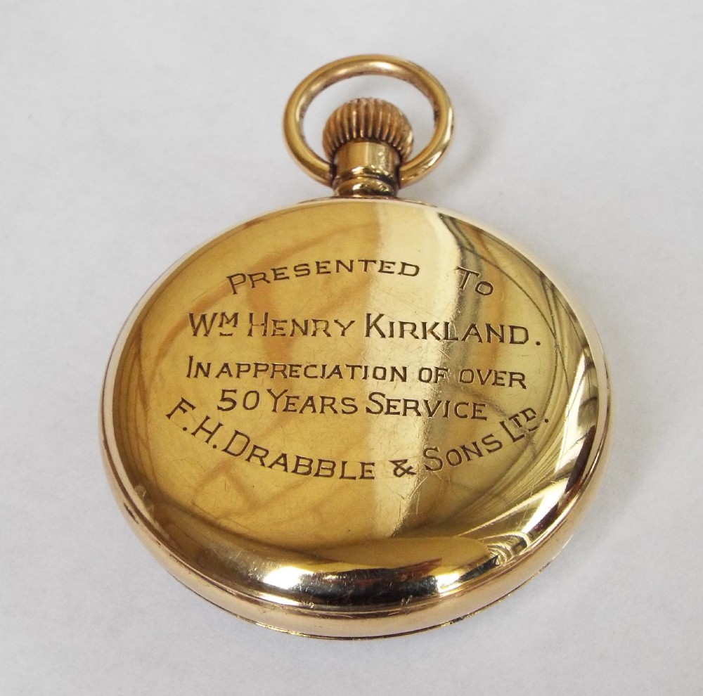 1930s Limit stem winding pocket watch, Derbyshire View III