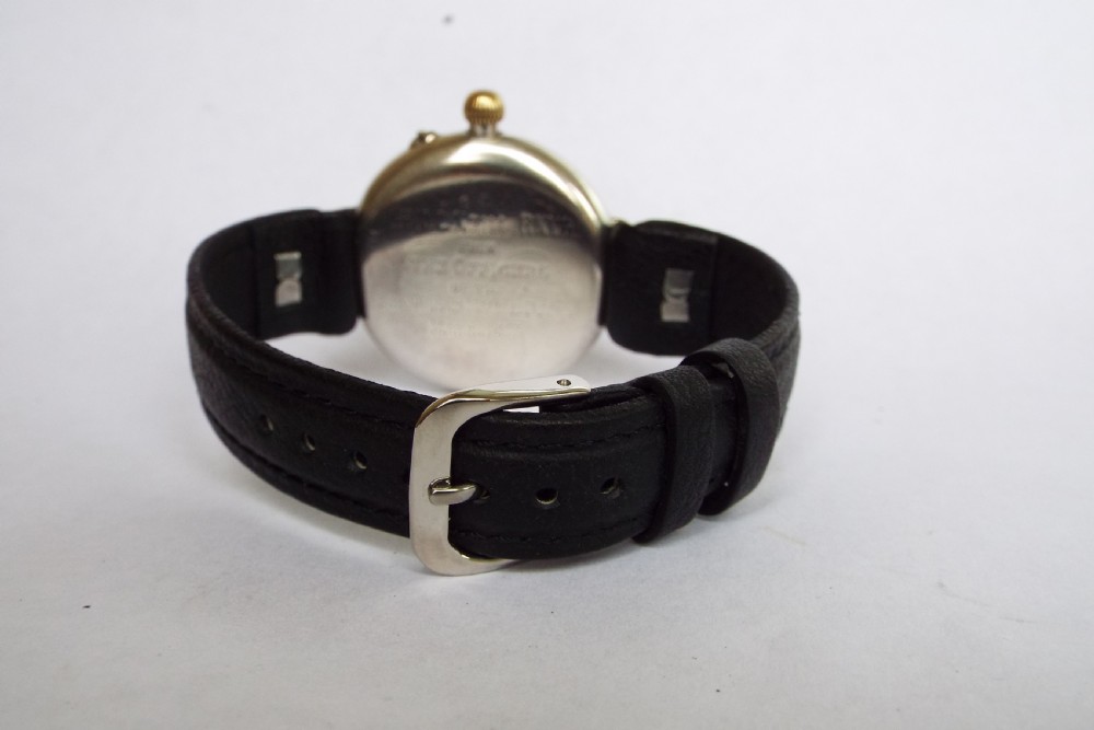 Antique Borgel cased silver trench watch, 1916 View IV