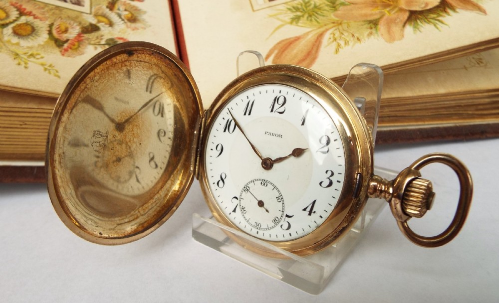 Favor hunter pocket watch by Schätzle & Tschudin