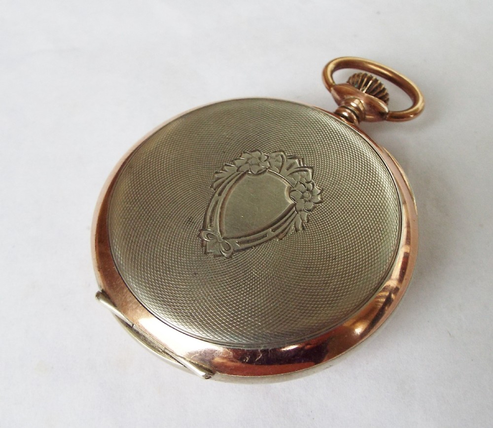 Early 20th Century galonne cased pocket watch View V