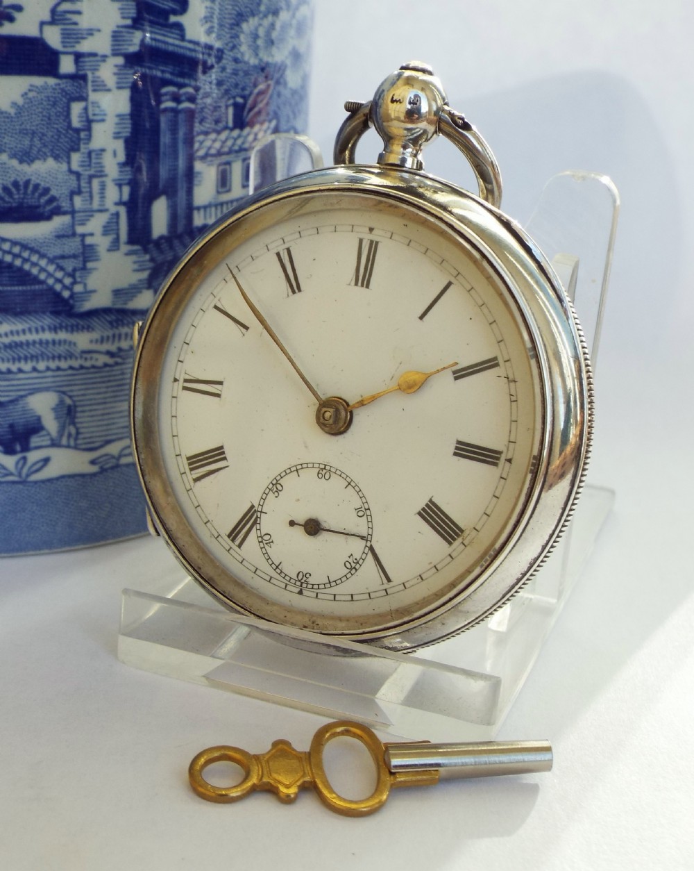 Antique silver pocket watch 1901, William Ehrhardt