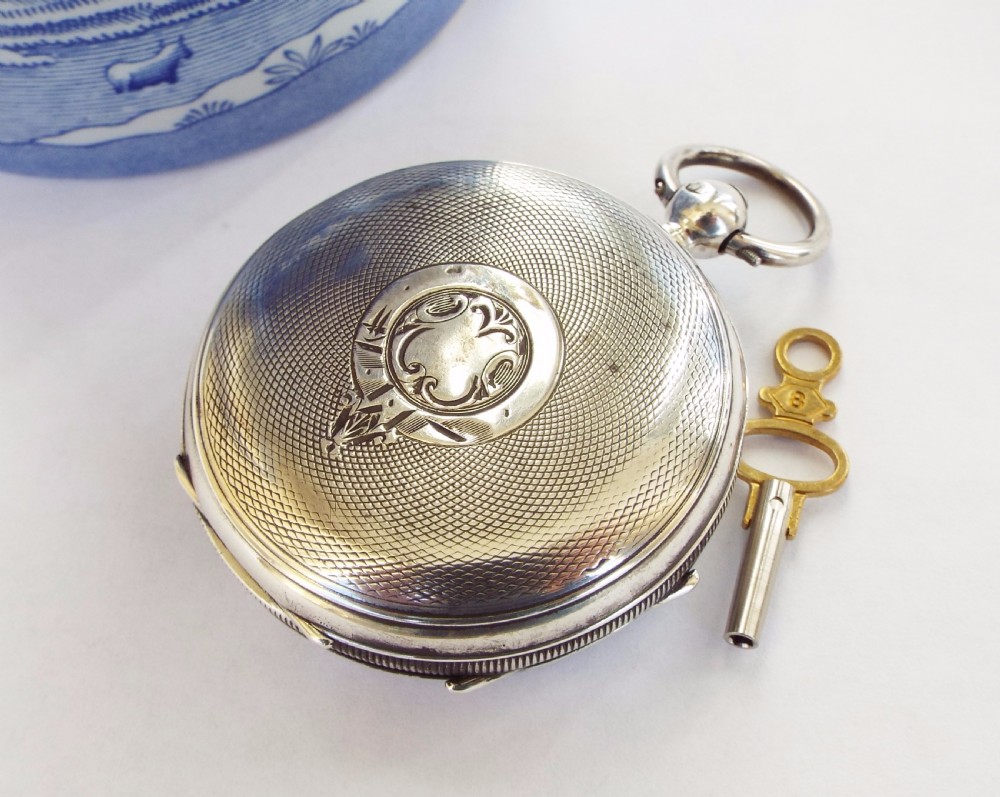 Antique silver pocket watch 1901, William Ehrhardt View III