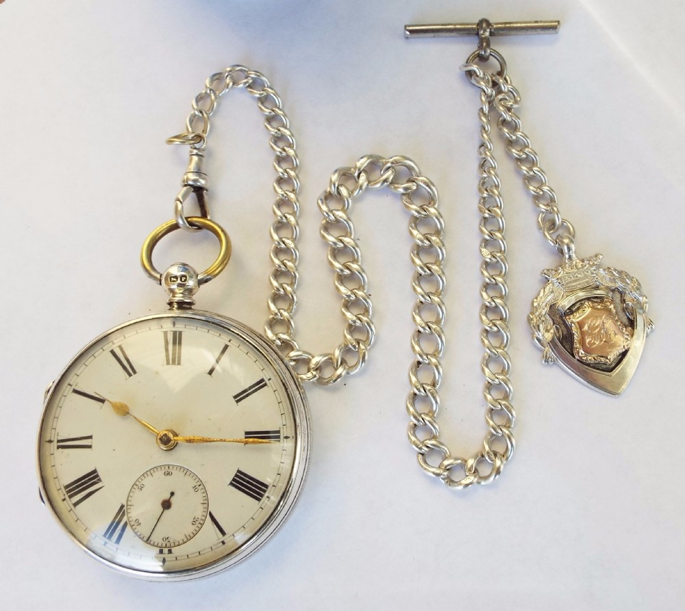 Antique fusee pocket watch by Johnson, Sheffield View II