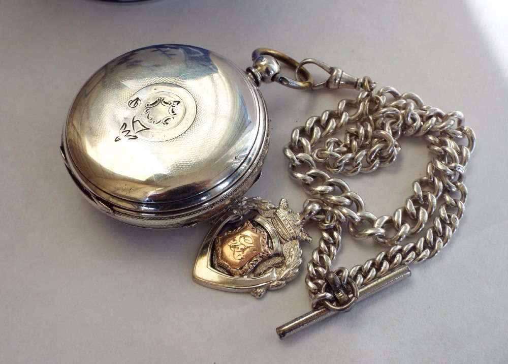 Antique fusee pocket watch by Johnson, Sheffield View III