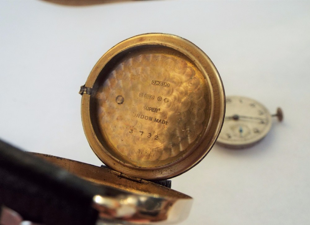 Gents 9ct gold wrist watch, 1933 View III